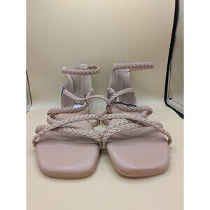 Torrid Strappy Gladiator Sandals Size 8.5 Wide Beige Faux Suede Summer